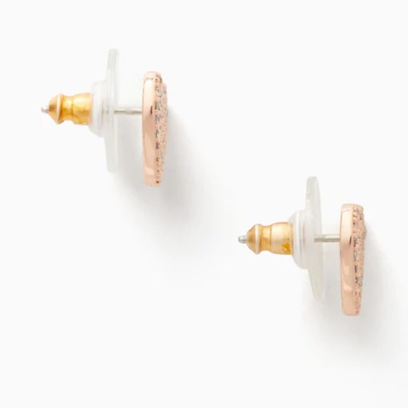 Kate Spade Yours Truly Pave Heart Studs - Picture 4 of 7